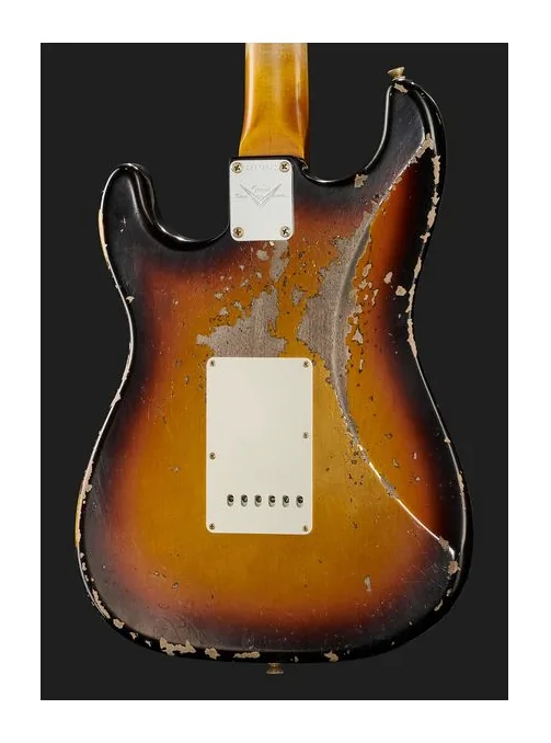 Fender 61 Strat SFA3CS Heavy Relic, selettore pickup e jack di uscita