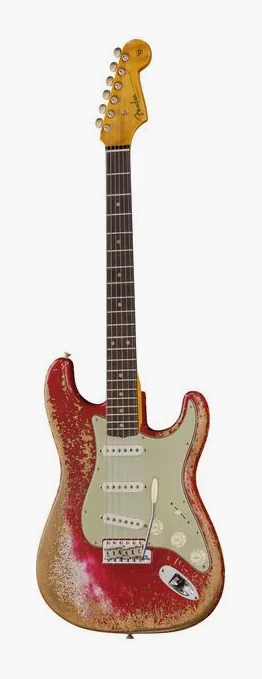 Fender 62/63 Strat SHR Dakota Red visto di fronte