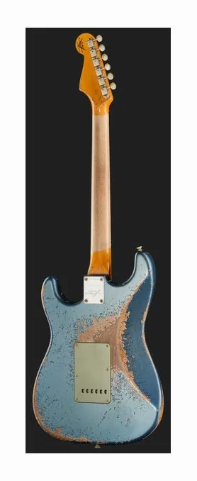 Fender 62/63 Strat SHR Lake Placid, vista posteriore del corpo