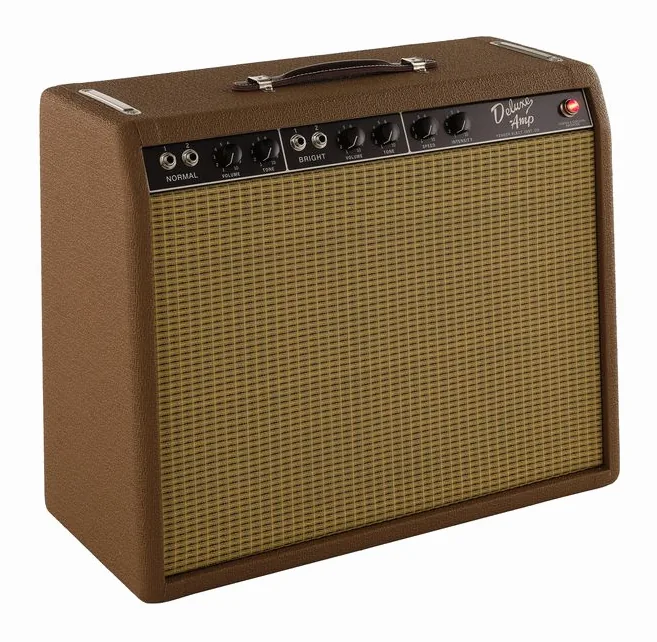 Fender 62 Deluxe Amp, vista dall'alto della testata