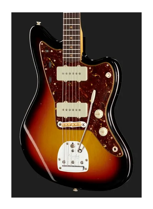Fender 62 Jazzmaster A3CS Relic, paletta con meccaniche e logo
