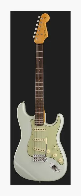 Fender 62 Poblano Strat Jmr ASB, paletta con meccaniche e logo