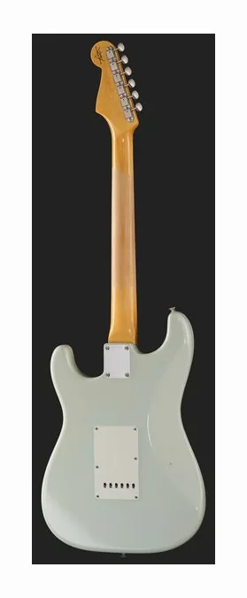 Fender 62 Poblano Strat Jmr ASB, manico e tastiera visti di lato