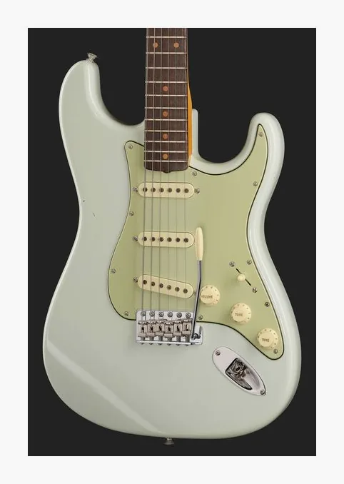 Fender 62 Poblano Strat Jmr ASB, ponte e meccaniche di intonazione