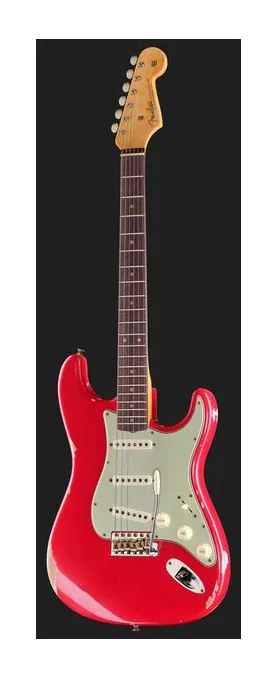 Fender 62 Strat ASR Relic, corpo e verniciatura in primo piano