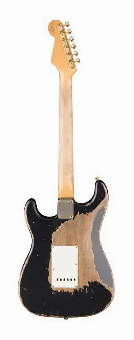 Fender 63 Strat Relic MBPW BK, ponte e meccaniche di intonazione