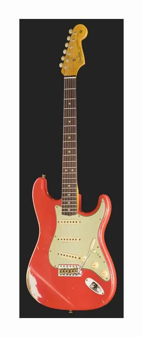Fender 63 Strat AFR Heavy Relic, profilo laterale del corpo