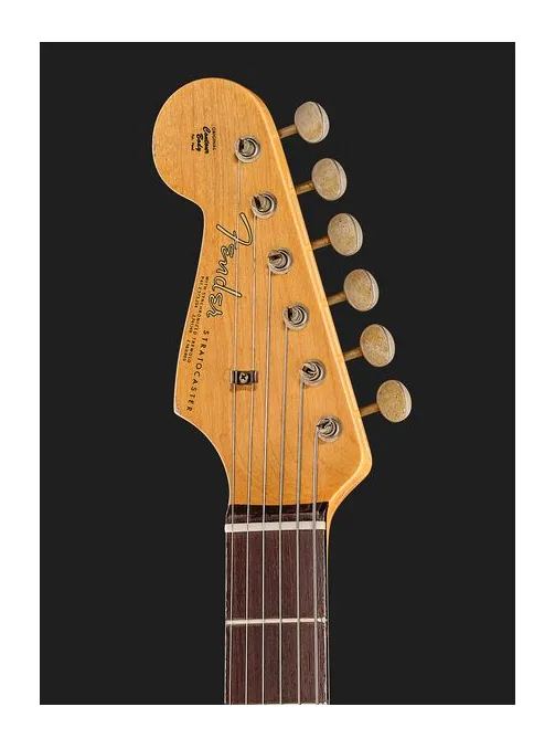Fender 63 Strat Black Relic LH, selettore pickup e jack di uscita
