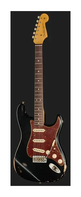 Fender 63 Strat Black Relic, capotasto e prime posizioni della tastiera