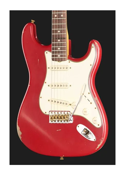 Fender 63 Strat Relic DAR MBDB, curve del body viste dall'alto