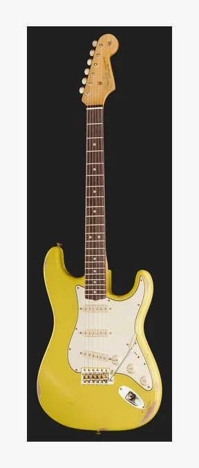 Fender 63 Strat Relic GRY MBDB, profilo laterale del corpo