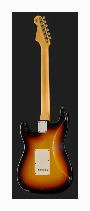 Fender 63 Strat Relic 3TSB MBDB, profilo laterale del corpo