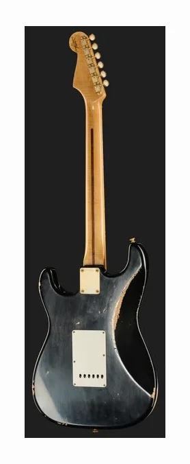 Fender 63 Strat RW Black Relic HSS, selettore pickup e jack di uscita