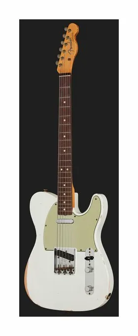 Fender 63 Tele Relic Olympic White, ponte e meccaniche di intonazione