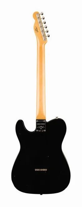 Fender 63 Telecaster Black JM, manico e tastiera visti di lato
