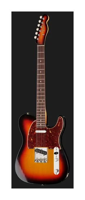 Fender 63 Telecaster A3TSB JM, manico e tastiera visti di lato