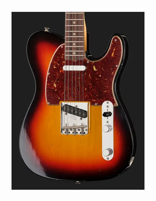 Fender 63 Telecaster A3TSB JM, manico e tastiera visti di lato