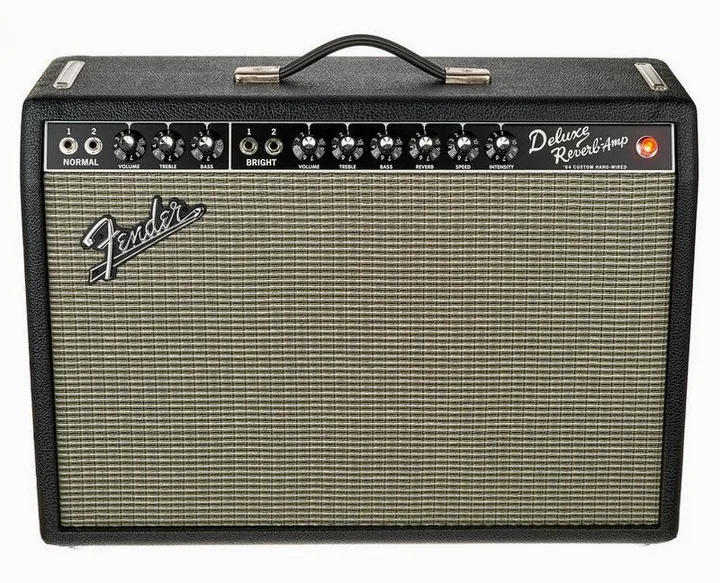Fender 64 Custom Deluxe Reverb, vista laterale del cabinet