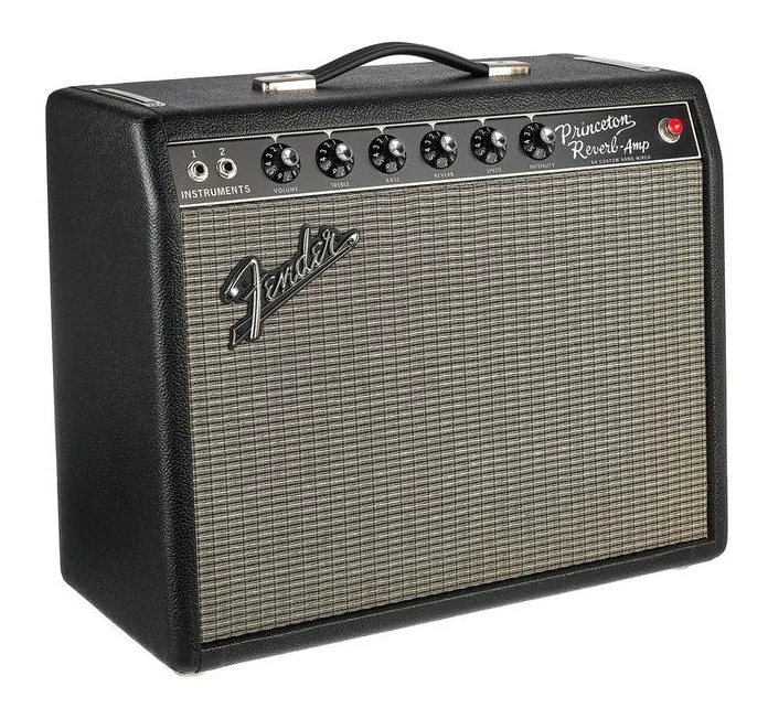 Fender 64 Custom Princeton Reverb, vista laterale del cabinet