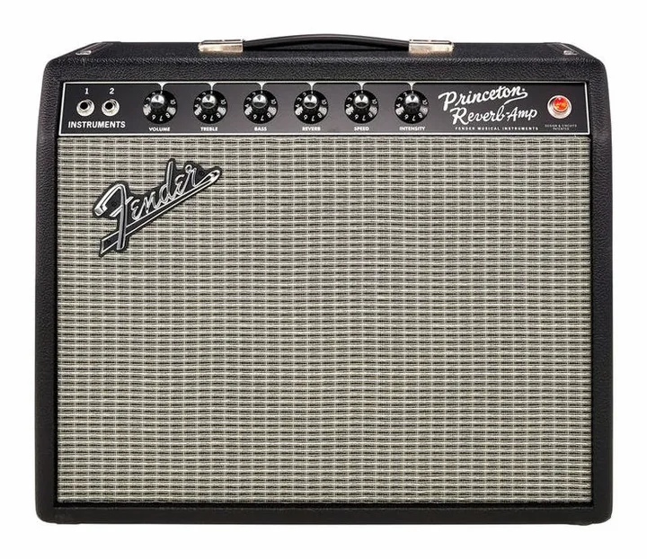 Fender 65 Princeton Reverb, manopole e selettore dei canali
