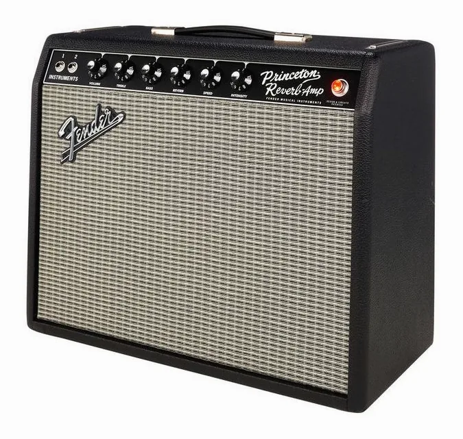 Fender 65 Princeton Reverb fotografato frontalmente