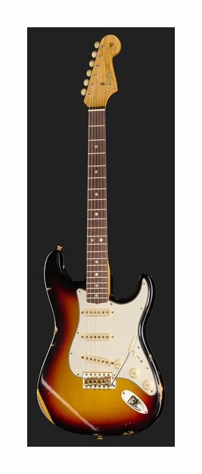 Fender 65 Strat 3CS Relic, vista posteriore del corpo
