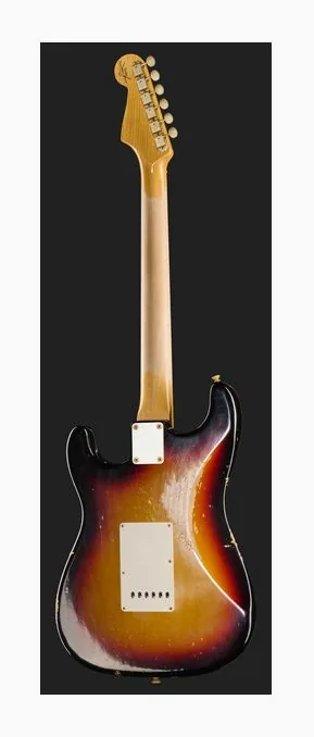 Fender 65 Strat 3CS Relic, profilo laterale del corpo