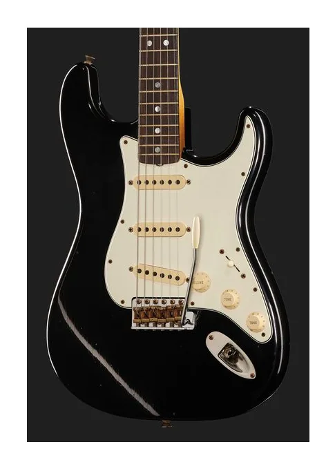 Fender 65 Strat BLK Journeyman Relic, ponte e meccaniche di intonazione