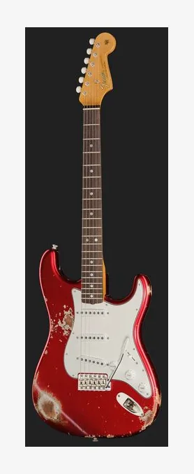 Fender 65 Strat CAR Heavy Relic, pickup e manopole dei controlli