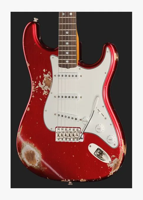 Fender 65 Strat CAR Heavy Relic, profilo laterale del corpo