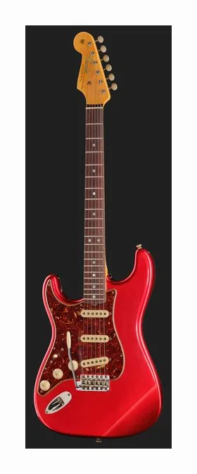 Fender 65 Strat CAR JM Relic LH, curve del body viste dall'alto