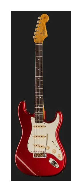 Fender 65 Strat CAR Journeyman Relic, capotasto e prime posizioni della tastiera
