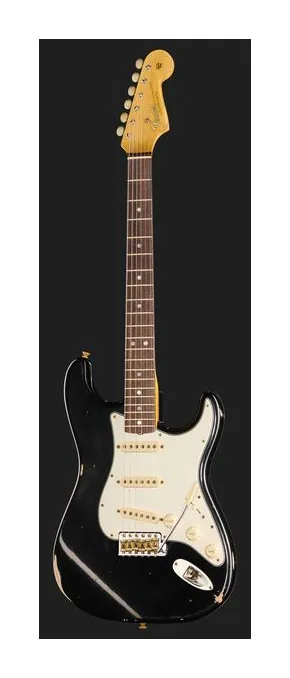 Fender 65 Strat BLK Relic, selettore pickup e jack di uscita