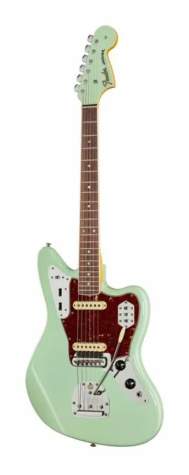 Fender 66 Jaguar ASG CC fotografato frontalmente