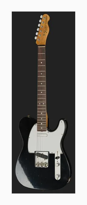 Fender 67 Tele Black JM Relic, ponte e meccaniche di intonazione