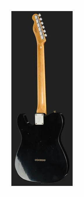 Fender 67 Tele Black JM Relic, vista posteriore del corpo