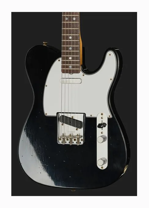 Fender 67 Tele Black JM Relic, ponte e meccaniche di intonazione