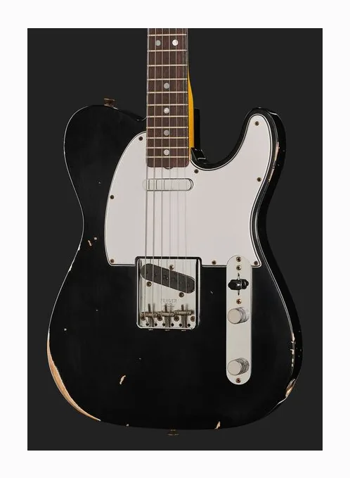 Fender 67 Tele BLK Relic, vista posteriore del corpo