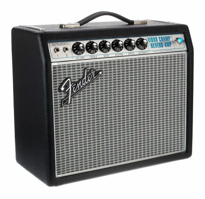 Fender 68 Custom Vibro Champ, angolo del cabinet