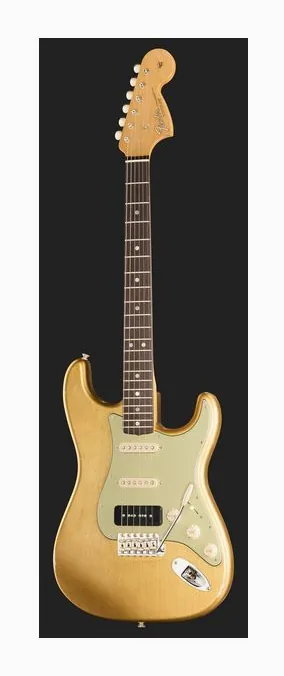 Fender 68 Strat AZG P-90 MBAH, selettore pickup e jack di uscita