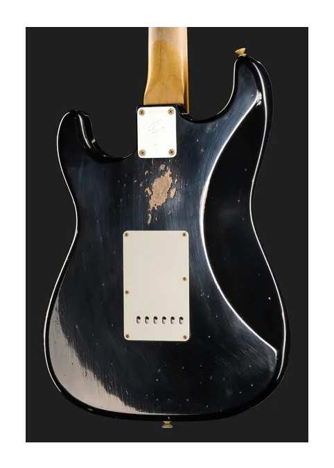 Fender 69 Strat BLK Relic, profilo laterale del corpo
