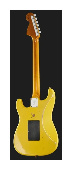 Fender 69 Strat Relic MN GYW HSS FR, vista posteriore del corpo