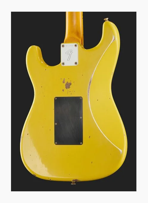 Fender 69 Strat Relic MN GYW HSS FR, ponte e meccaniche di intonazione