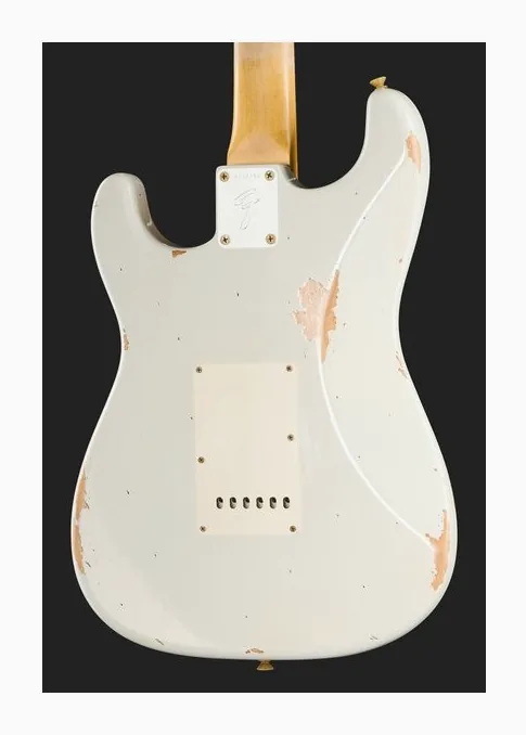 Fender 69 Strat OLW Relic, vista posteriore del corpo