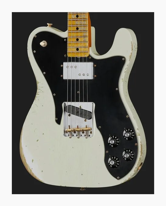 Fender '70s Tele Custom AII HR LTD, curve del body viste dall'alto