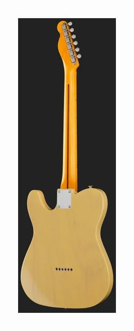 Fender 75th Anni AV II 51 Nocaster BL, curve del body viste dall'alto