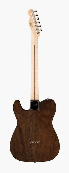 Fender 75th Anni Tele FW NOS LTD, curve del body viste dall'alto