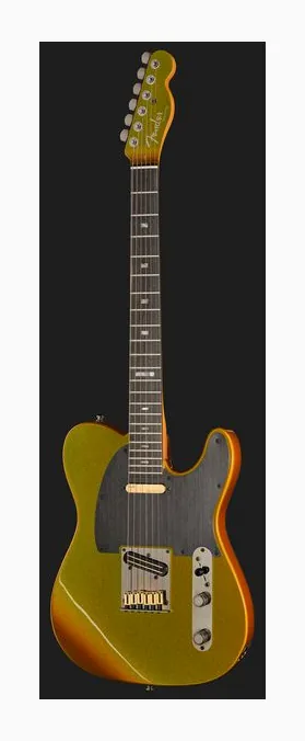Fender 75th Anniv Am Ultra II Tele LG, capotasto e prime posizioni della tastiera