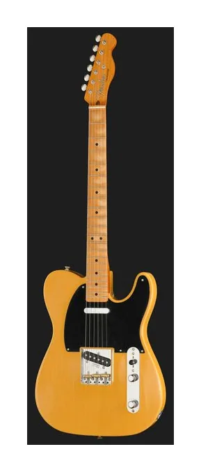 Fender 75th Anniv Vintera II 51 Tele, corpo e verniciatura in primo piano