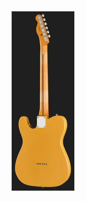 Fender 75th Anniv Vintera II 51 Tele, corpo e verniciatura in primo piano
